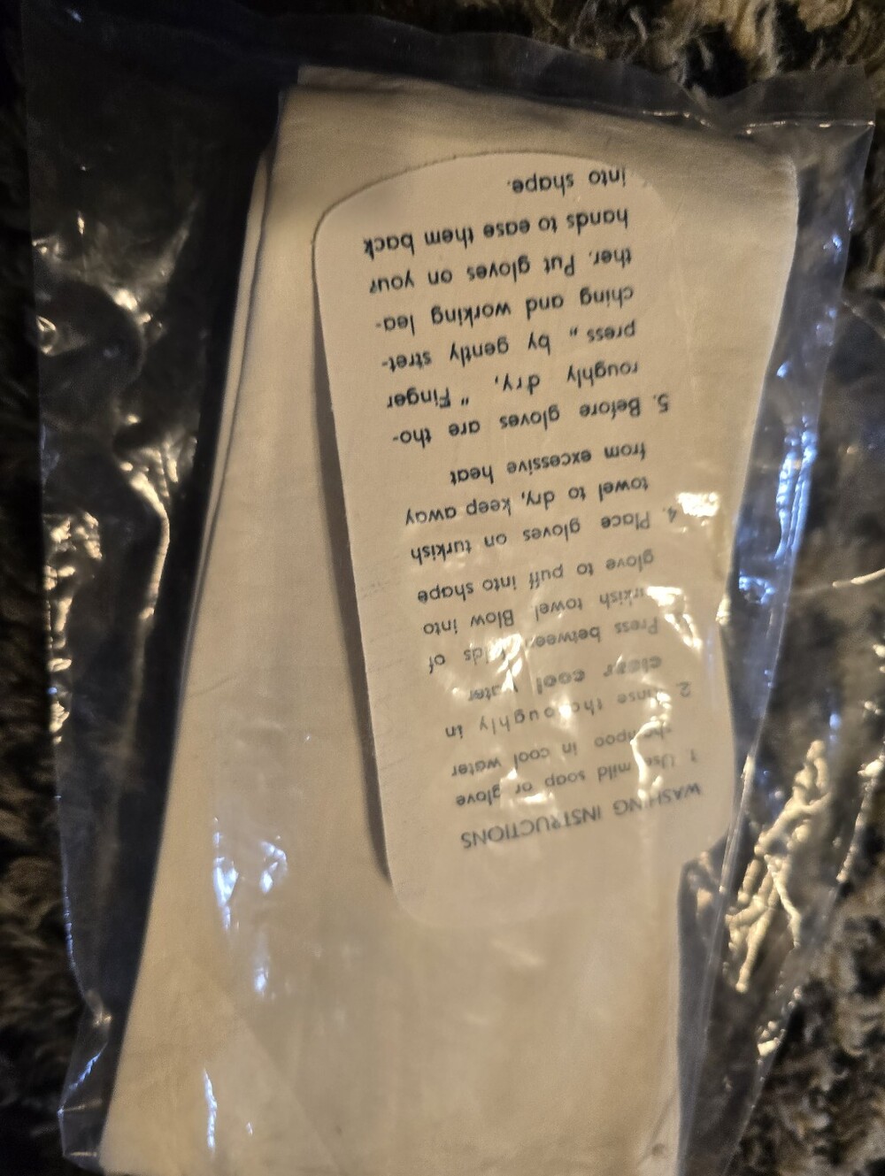 Vintage White Leather Gloves - Picture 4 of 5